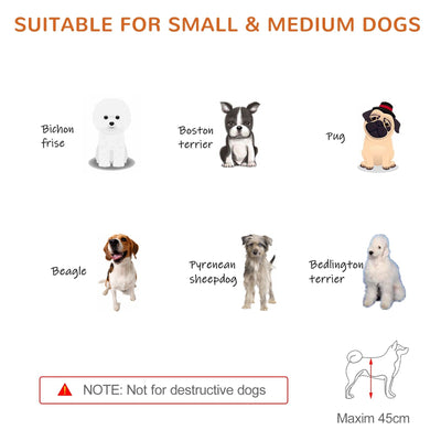 PawHut 72 Extra Wide Freestanding Pet Gate with Adjustable Length, Dog and Baby Small Gate for House, Doorway, Hallway, Grey