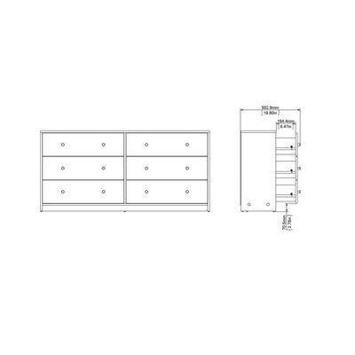 Porch & Den Zoe 6-drawer Double Dresser