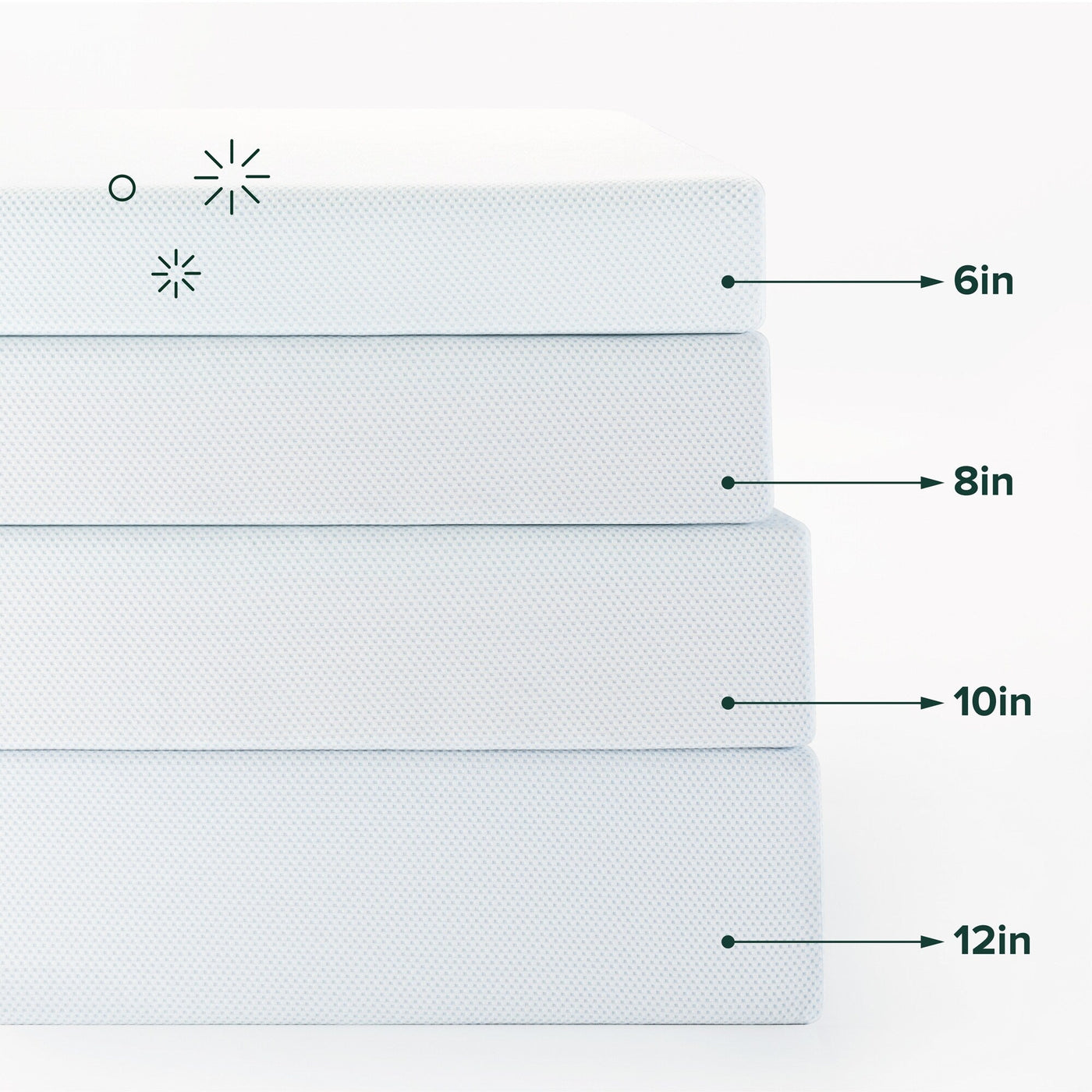 Priage by Zinus 8 inch Green Tea Gel Memory Foam Mattress
