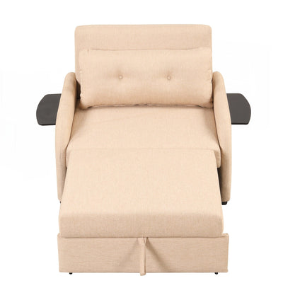 Pull Out Sofa Sleeper 3 in 1 with 2 Wing Table