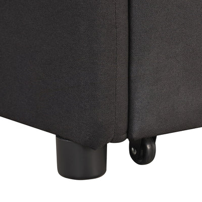 Pull Out Sofa Sleeper 3 in 1 with 2 Wing Table