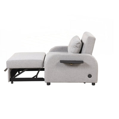 Pull Out Sofa Sleeper 3 in 1 with 2 Wing Table