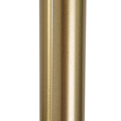 Q-Max 81 Steel Adjustable Arching Floor Lamp With Extra Large Shade and Marble Base