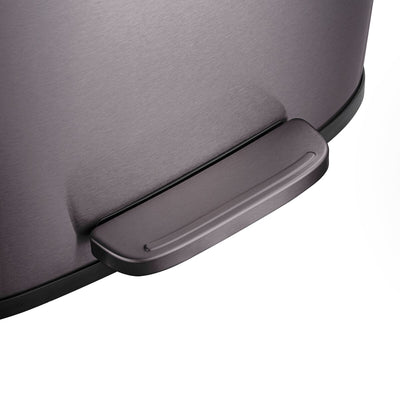 Qualiazero 13.2 GAL plus TWO 1.3 GAL Rectangular Step Can Trash Cans - Family Combo