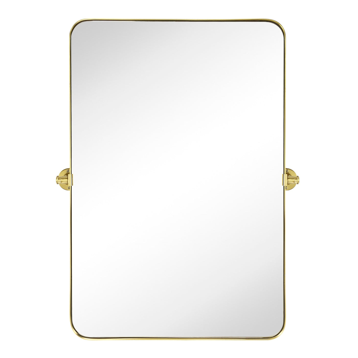 TEHOME Jonathan Rectangle Pivot Tilt Metal Wall Mirror