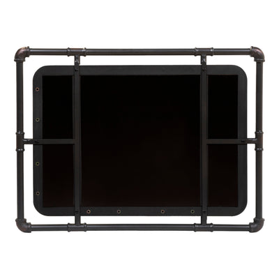 Revo Industrial 31-inch Metal Floating Wall Mirror by Furniture of America