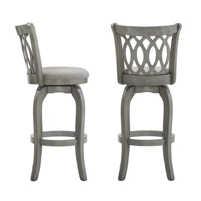 Rovinj Scroll Back Swivel Bar Stool