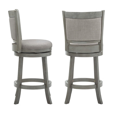 Rovinj Upholstered Back Swivel Stool