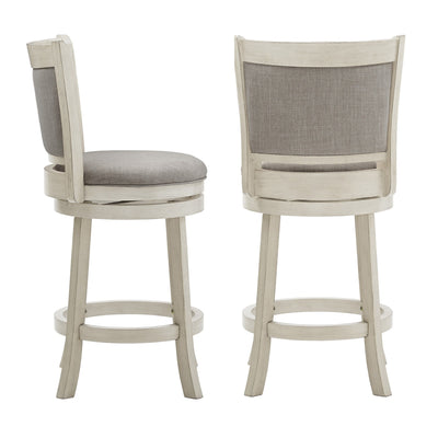 Rovinj Upholstered Back Swivel Stool