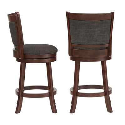 Rovinj Upholstered Back Swivel Stool