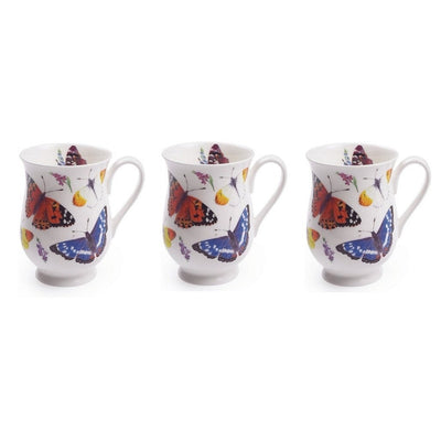 Roy Kirkham Eleanor Mug Butterfly Garden (Set of 6)