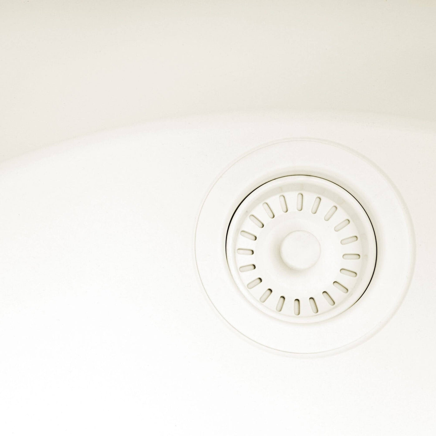 Ruvati 25-inch epiRock Workstation Warm White Undermount Laundry Sink - RVG2321WB