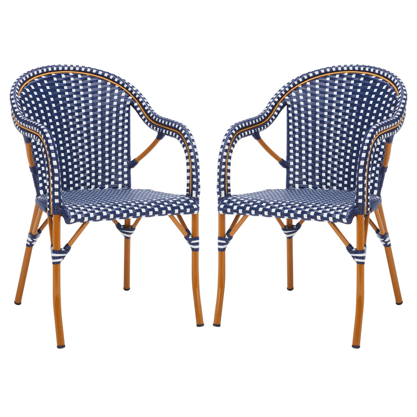 SAFAVIEH Doreth Arm Chair (Set of 2) - 23Wx36Dx25H