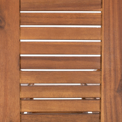 SAFAVIEH Outdoor Brandy 5-Piece Outdoor Dining Table Set - 43Wx35Dx29H