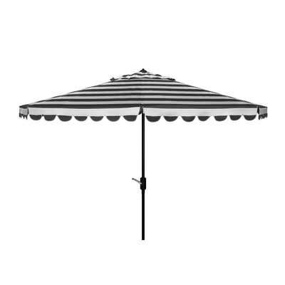 SAFAVIEH Outdoor Jaylee 11Ft Round Crank Umbrella