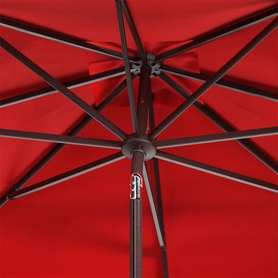 SAFAVIEH Outdoor Naima Valance 7.5 Ft Square Umbrella