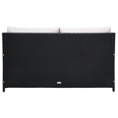 SAFAVIEH Outdoor Taniyah Wicker Daybed with Pillow & Cushions - 53W x 28D x 62H