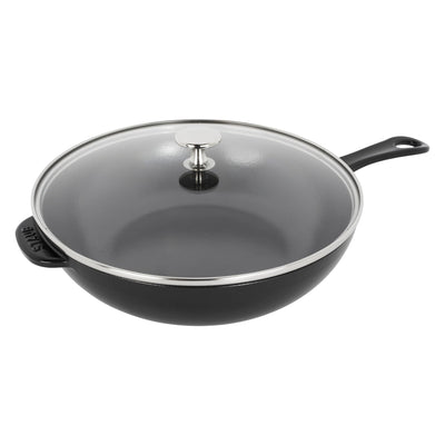 STAUB Cast Iron 2.9-qt Daily Pan with Glass Lid