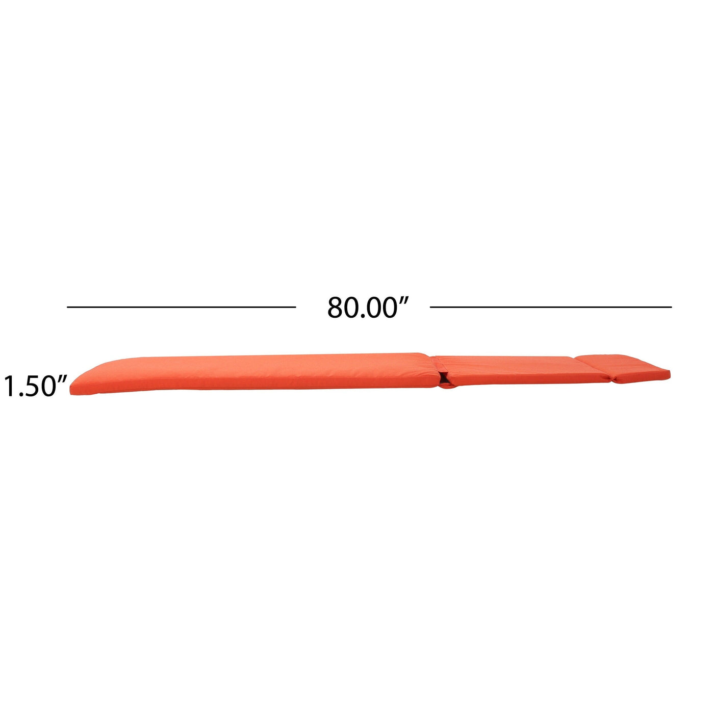 Salem Outdoor Cushion Set for Chaise Lounge - Cushions only (Set of 2) by Christopher Knight Home - 79.25L x 27.50W x 1.50H