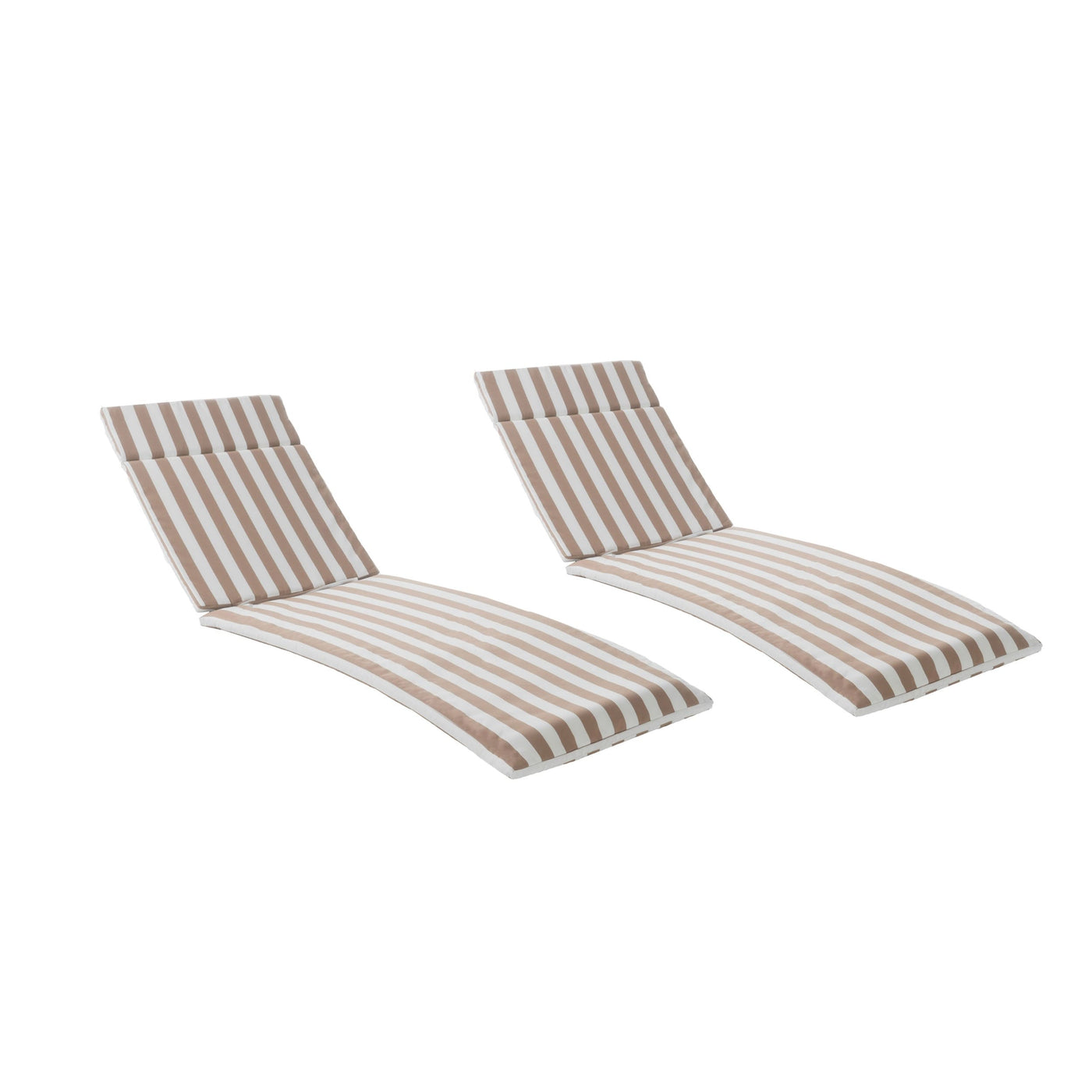 Salem Outdoor Cushion Set for Chaise Lounge - Cushions only (Set of 2) by Christopher Knight Home - 79.25L x 27.50W x 1.50H