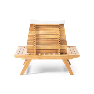 Sedona Outdoor Acacia Wood Chair (Set of 2) by Christopher Knight Home