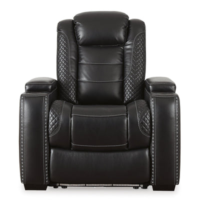 Signature Design by Ashley Party Time Black Power Recliner