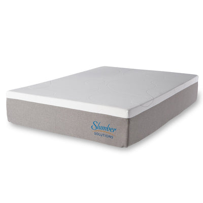 Slumber Solutions 14-inch Gel Memory Foam Choose Your Comfort Mattress - White