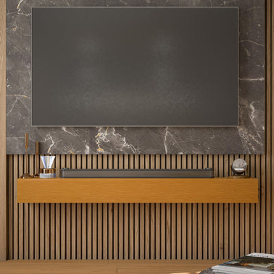 Solid Pine Wall Mounted Fireplace Mantel Floating Shelf