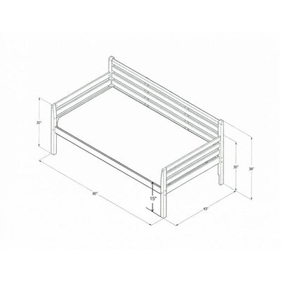 Somette Boho Daybed with Additional Pop Up Bed (Mattresses Not Included)