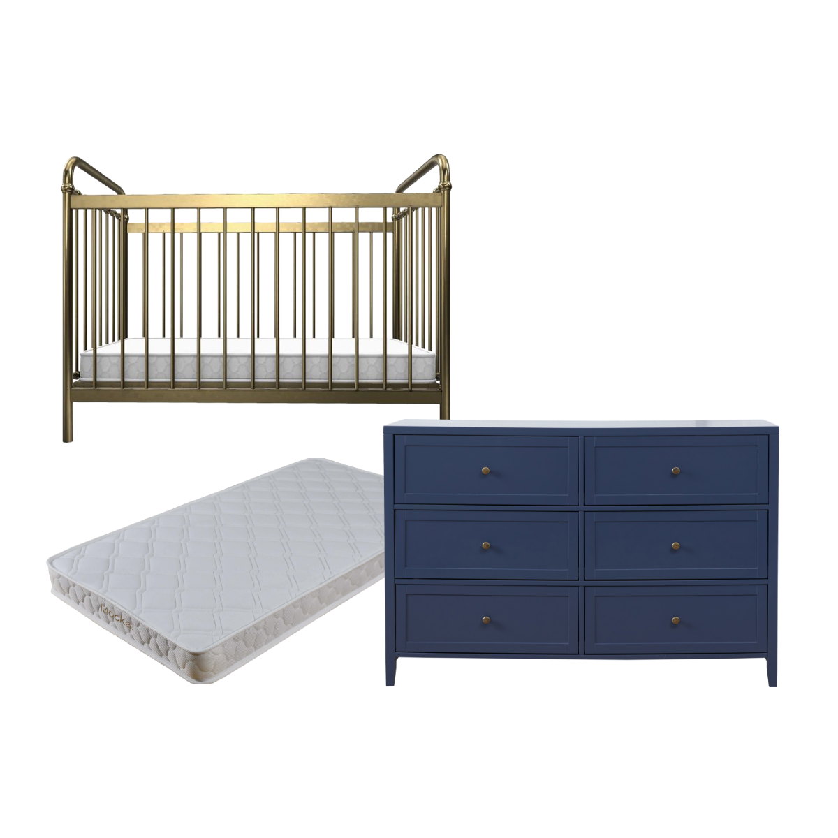 Sonata Cove Midnight Three Piece Nursery Set