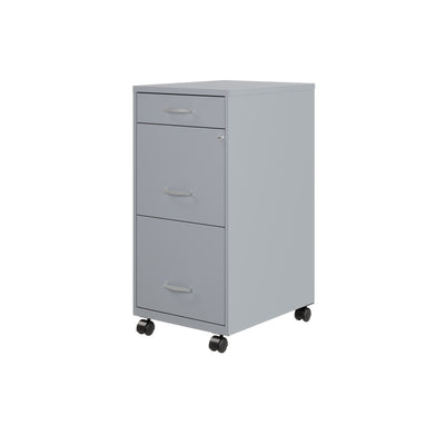Space Solutions 18 Deep 3 Drawer Metal File Cabinet