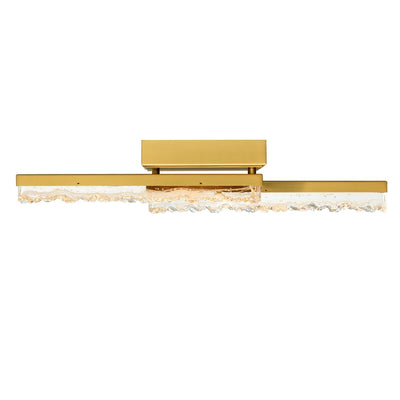 Stagger Integrated LED Brass Vanity Light