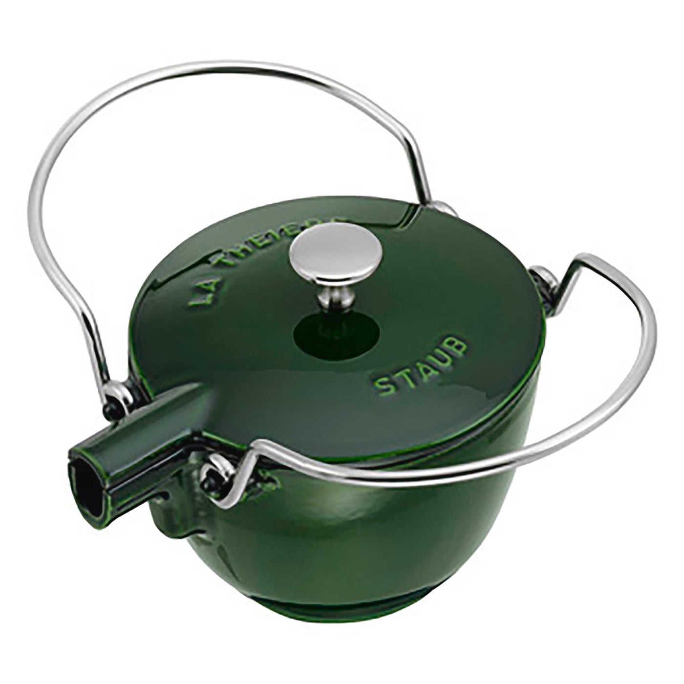 STAUB Cast Iron 1-qt Round Tea Kettle