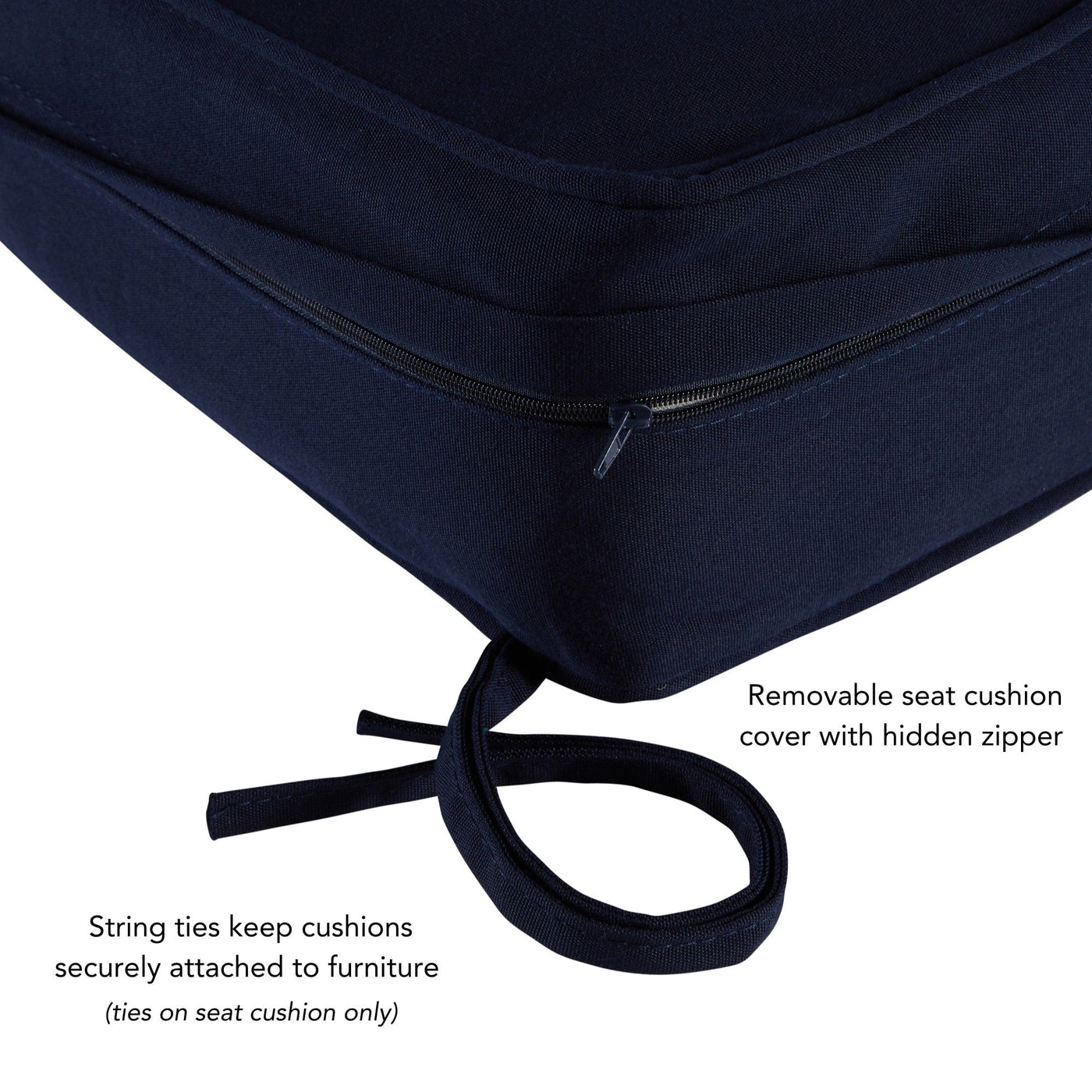 Sunbrella 2-Piece Premium Deep Seat Outdoor Cushion Set