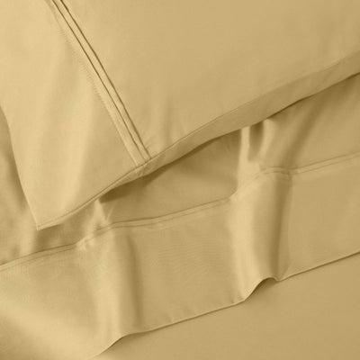 Superior Egyptian Cotton 1200 Thread Count Eco-Friendly Solid Sheet Set
