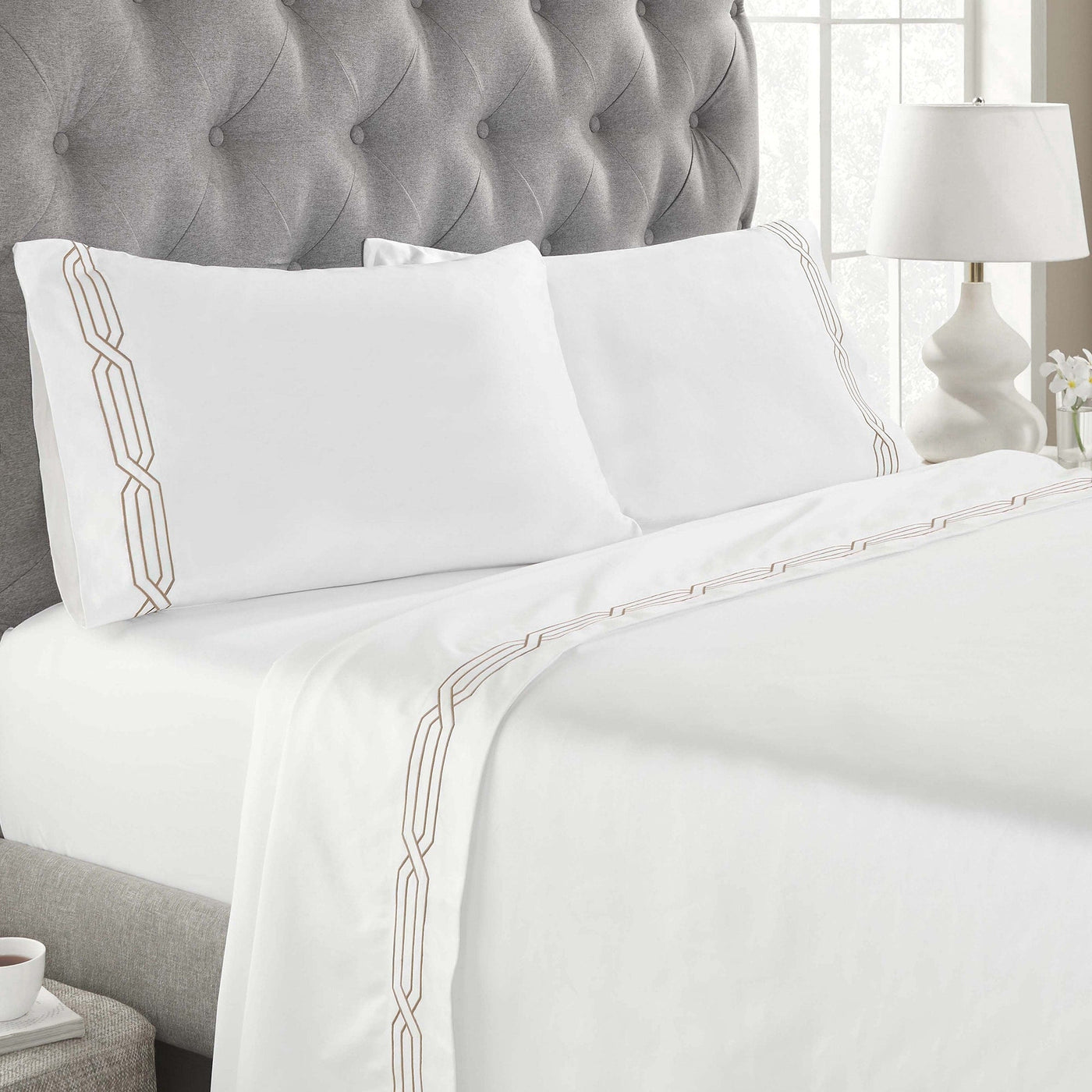 Superior Egyptian Cotton 1200 Thread Count Eco-Friendly Solid Sheet Set