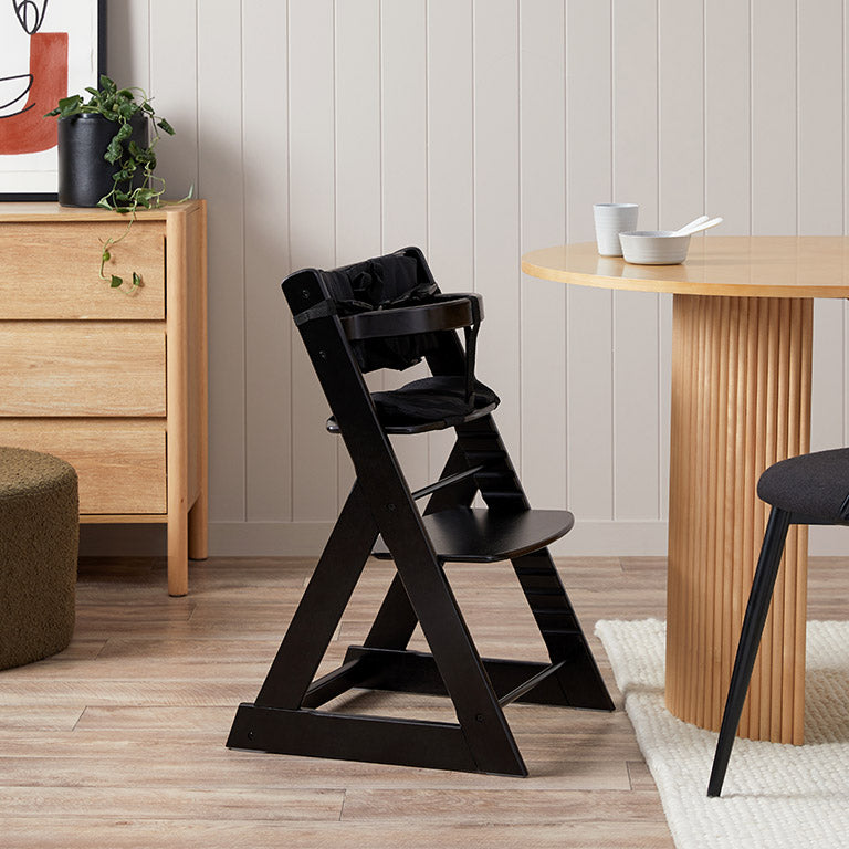 Soho Wooden Highchair - Black