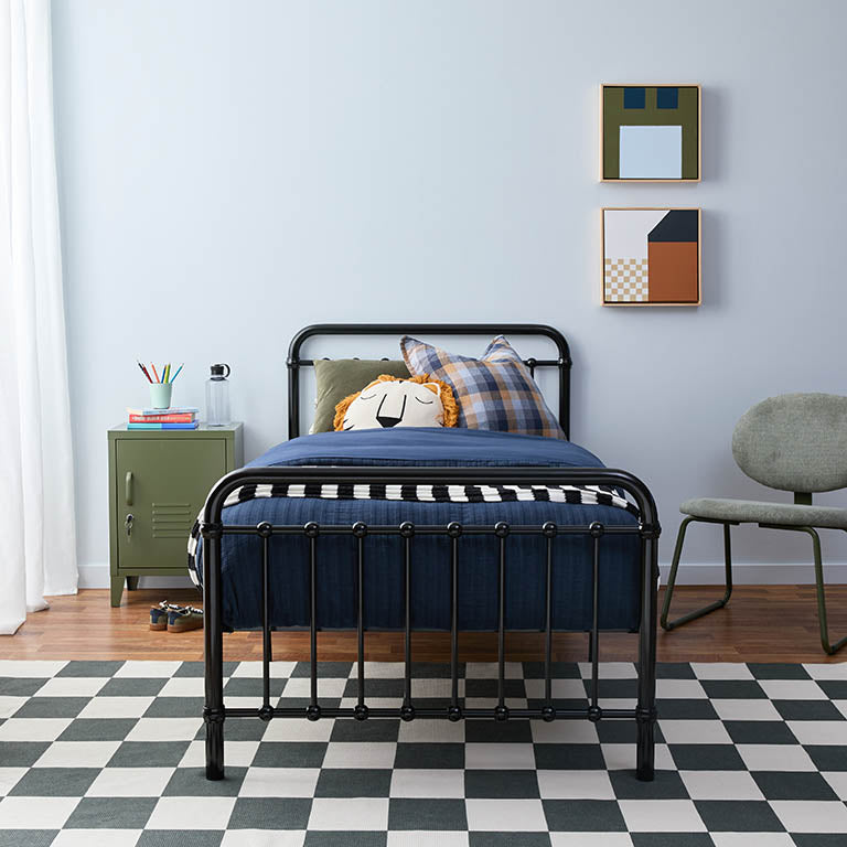 Sonata Bed - King Single - Black