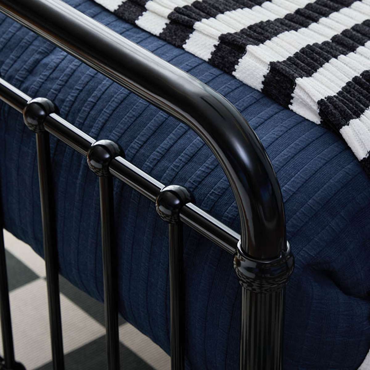 Sonata Bed - King Single - Black