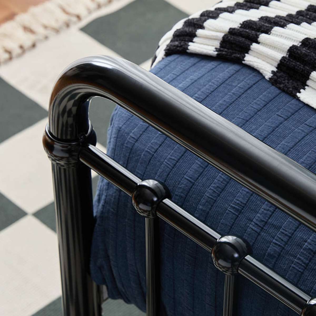 Sonata Bed - King Single - Black