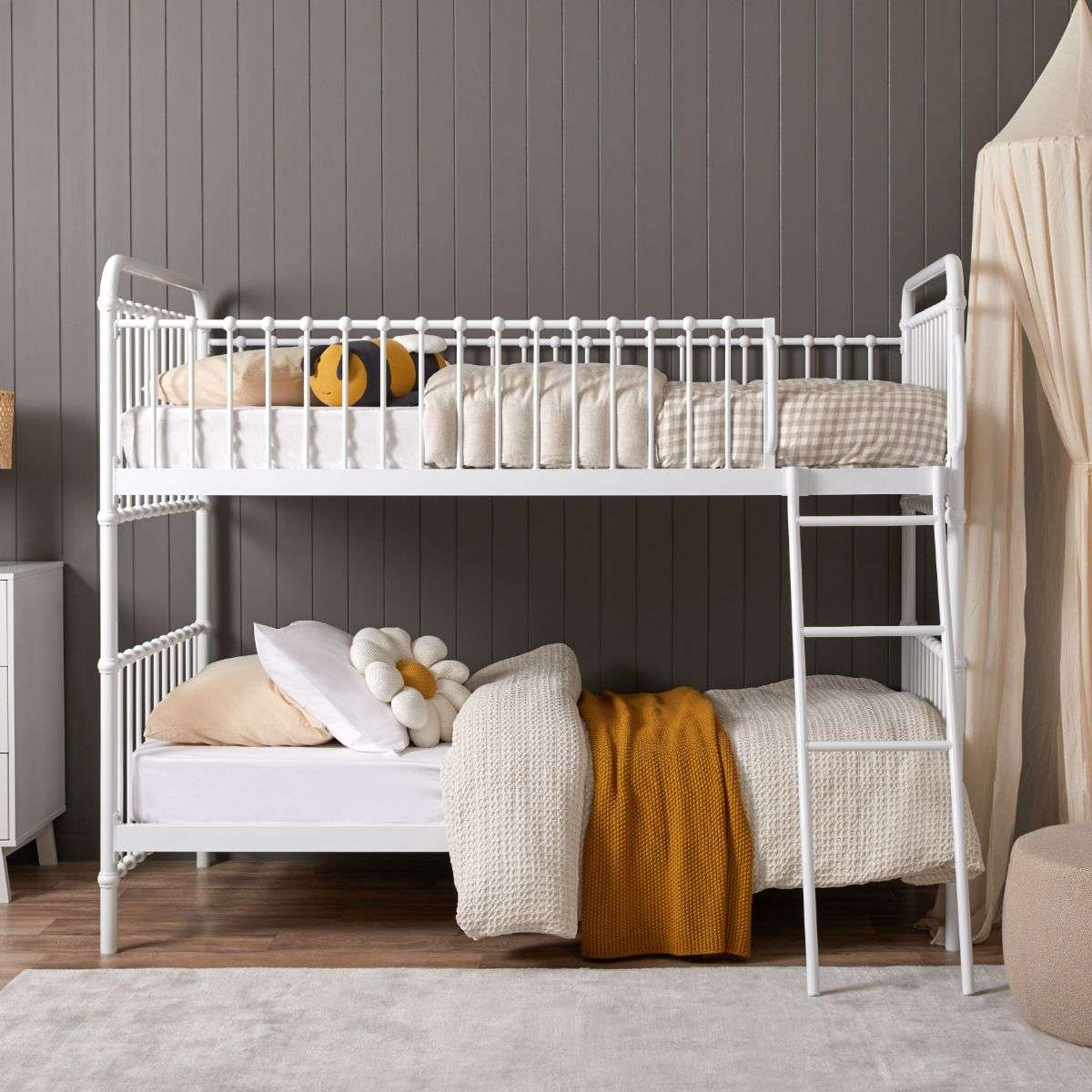 Sonata Bunk Bed - White