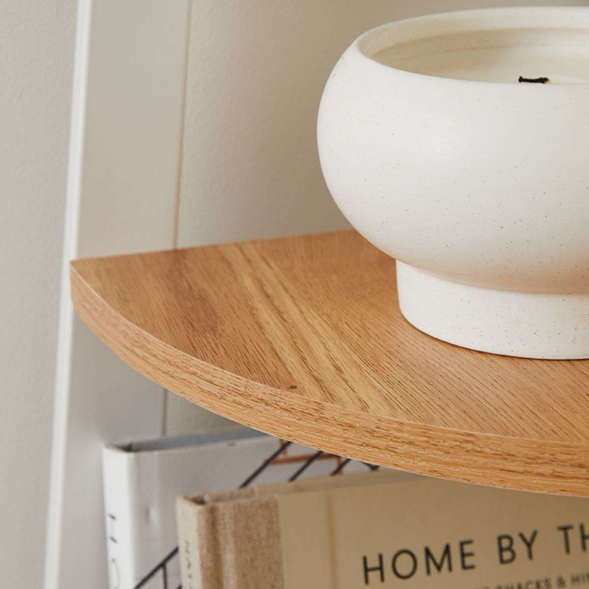 Porto Corner Shelves - White