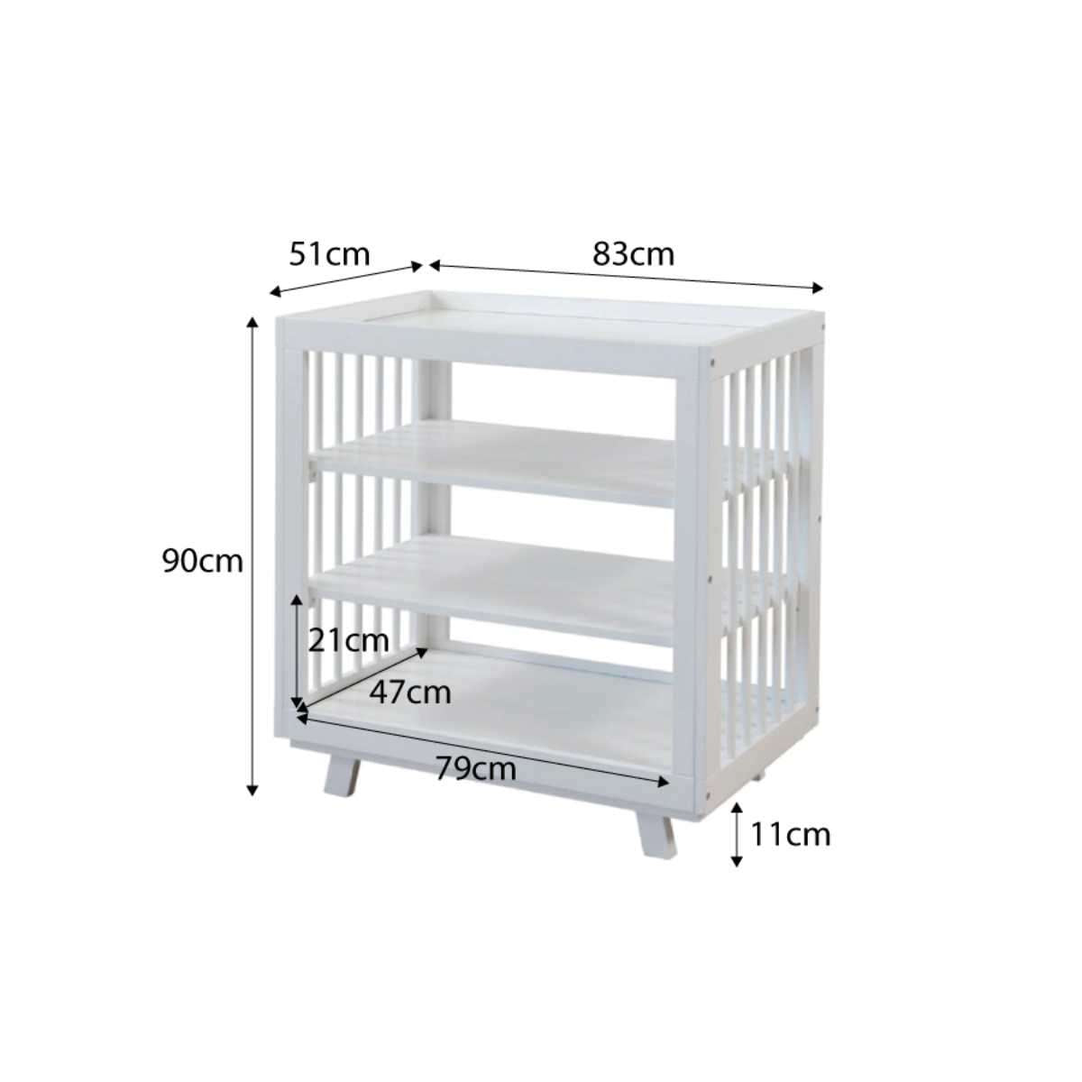 Aspen Change Table - White