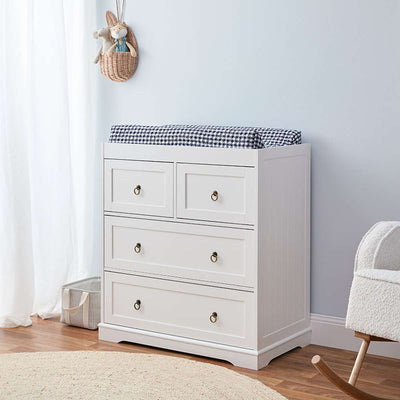 Hamptons Change Table - White