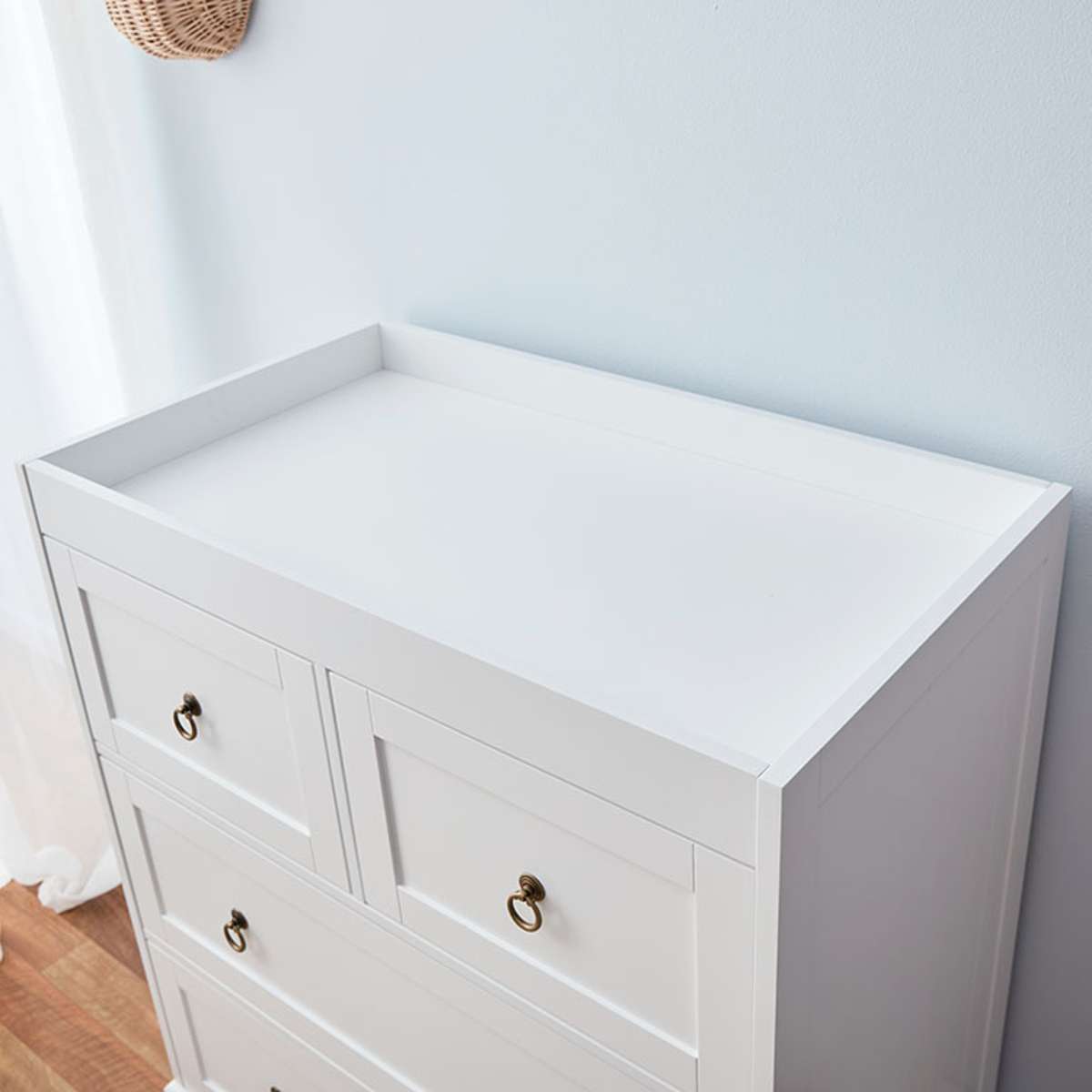 Hamptons Change Table - White