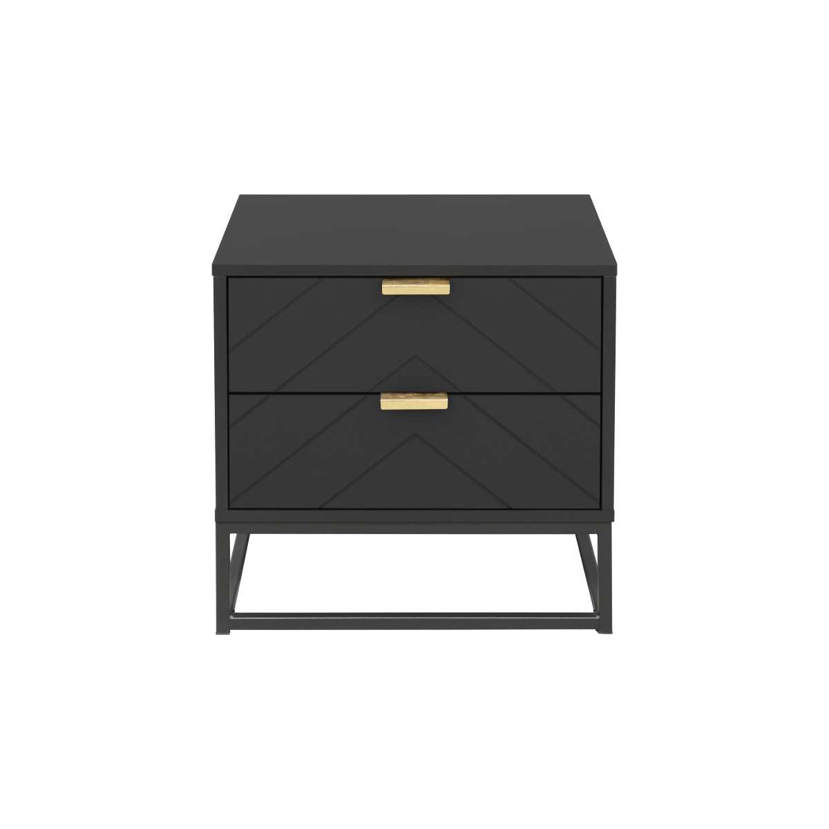 Inca Bedside Table - Black