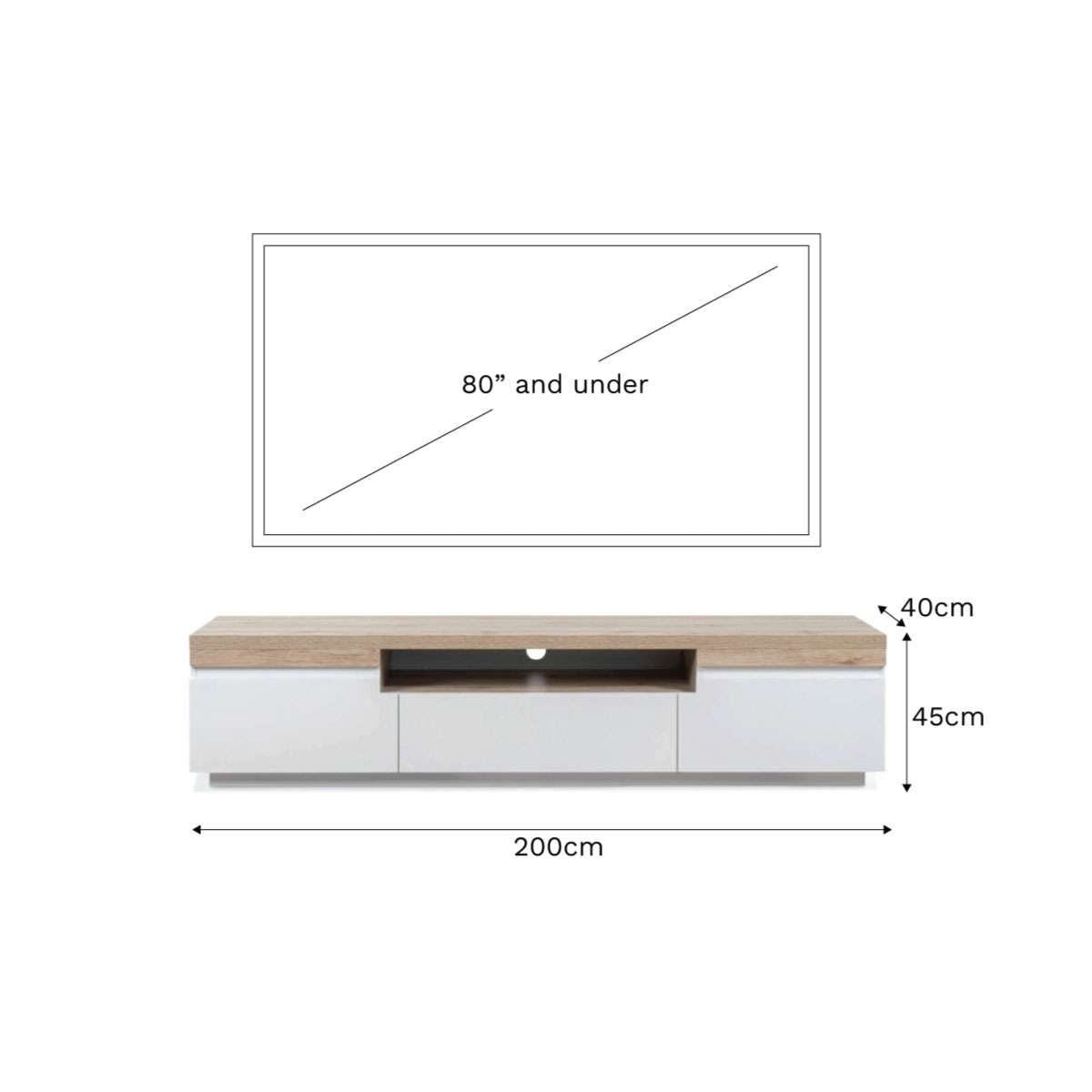 Sadie Entertainment Unit - Large