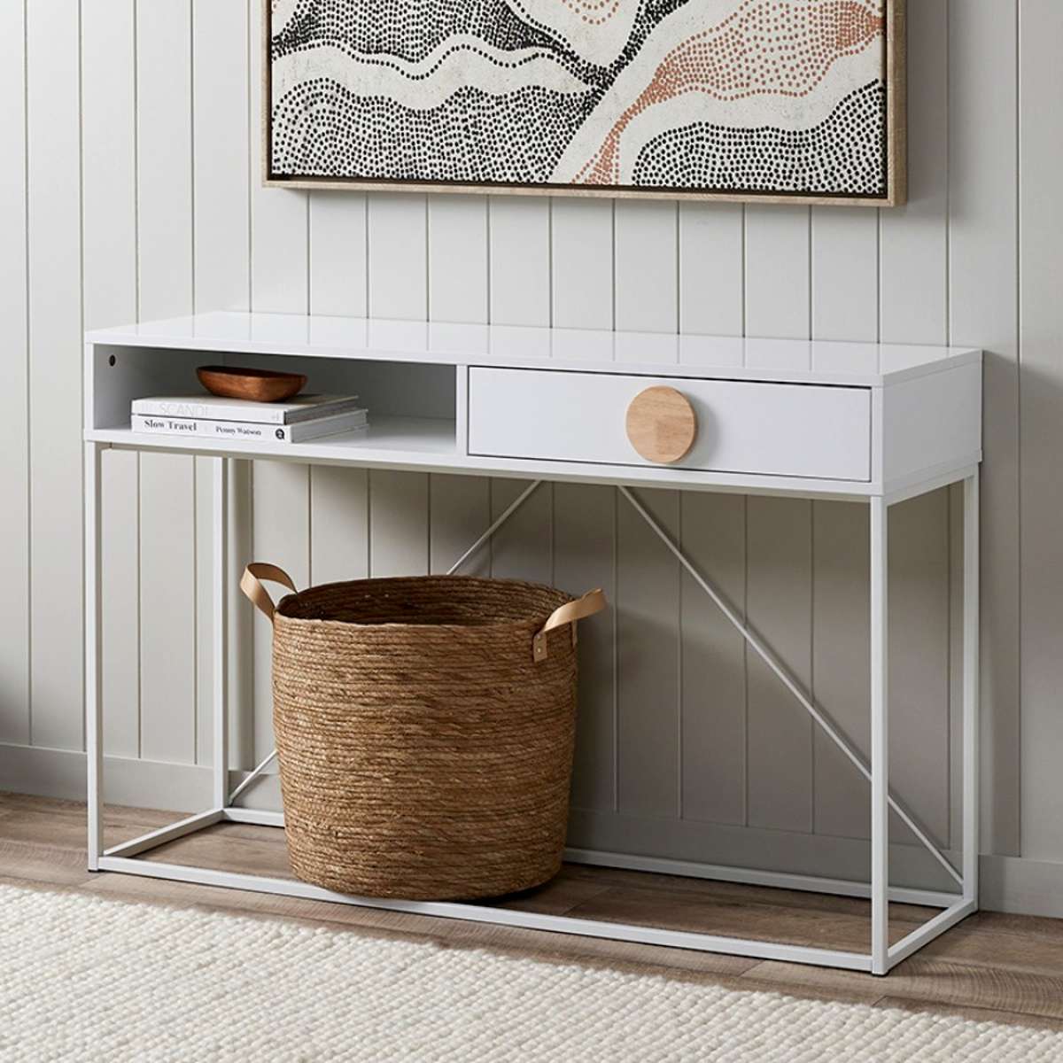 Eclipse Console Table  - White