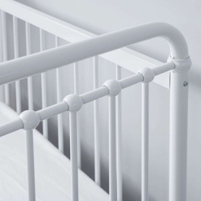 Sonata Cot Toddler Bed Conversion - White