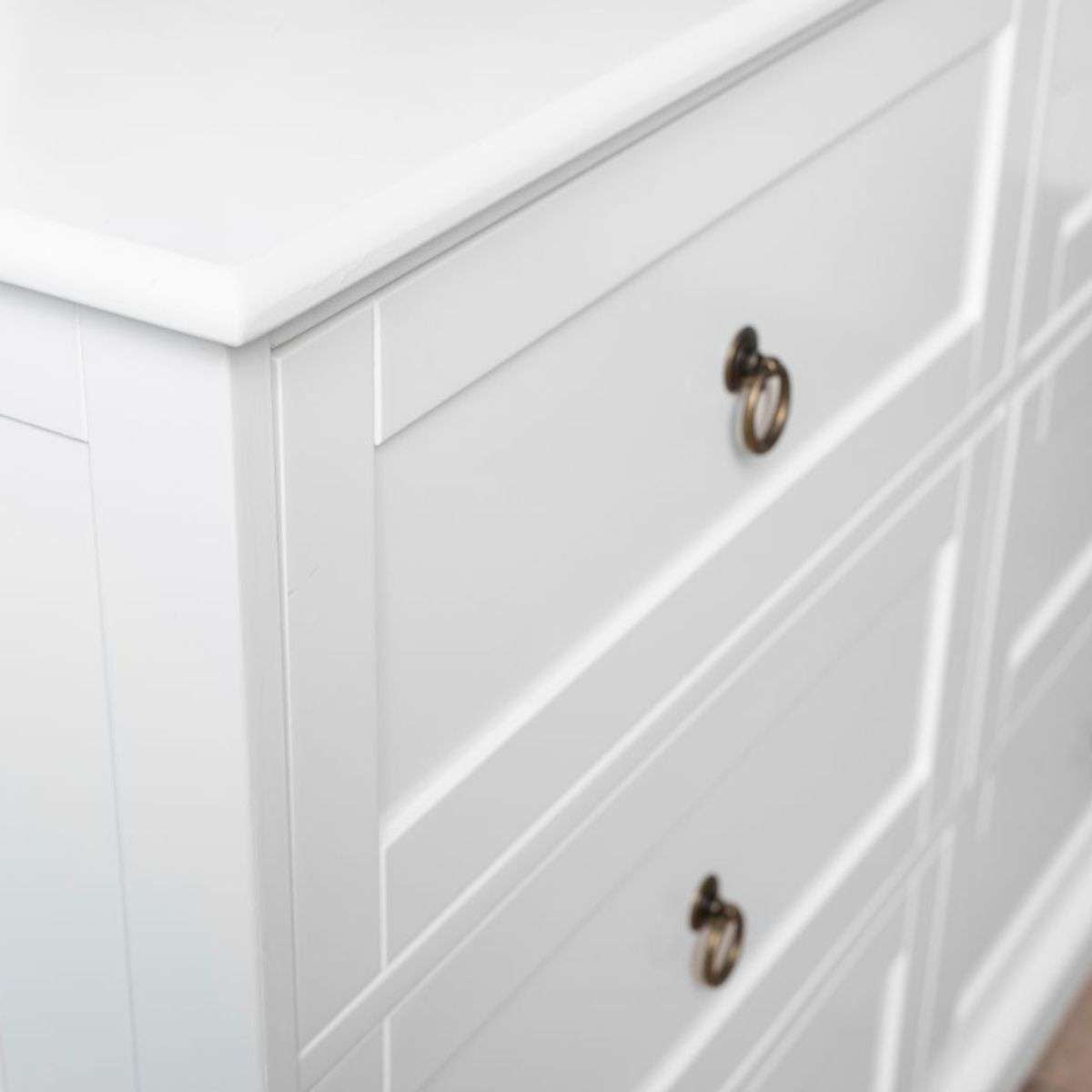 Hamptons Six Drawer - Wide